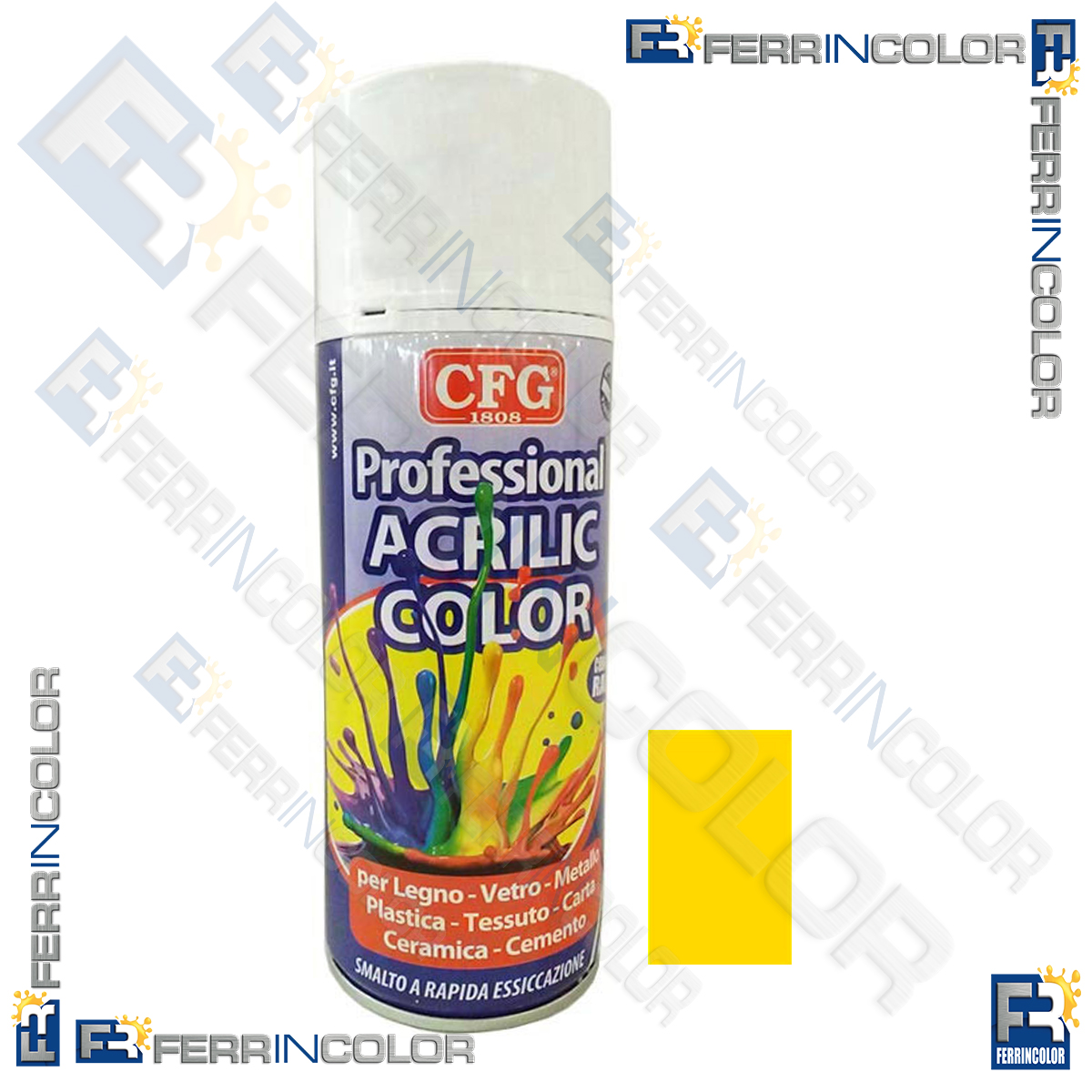 Spray Acrilico Giallo Oro Cfg 1023