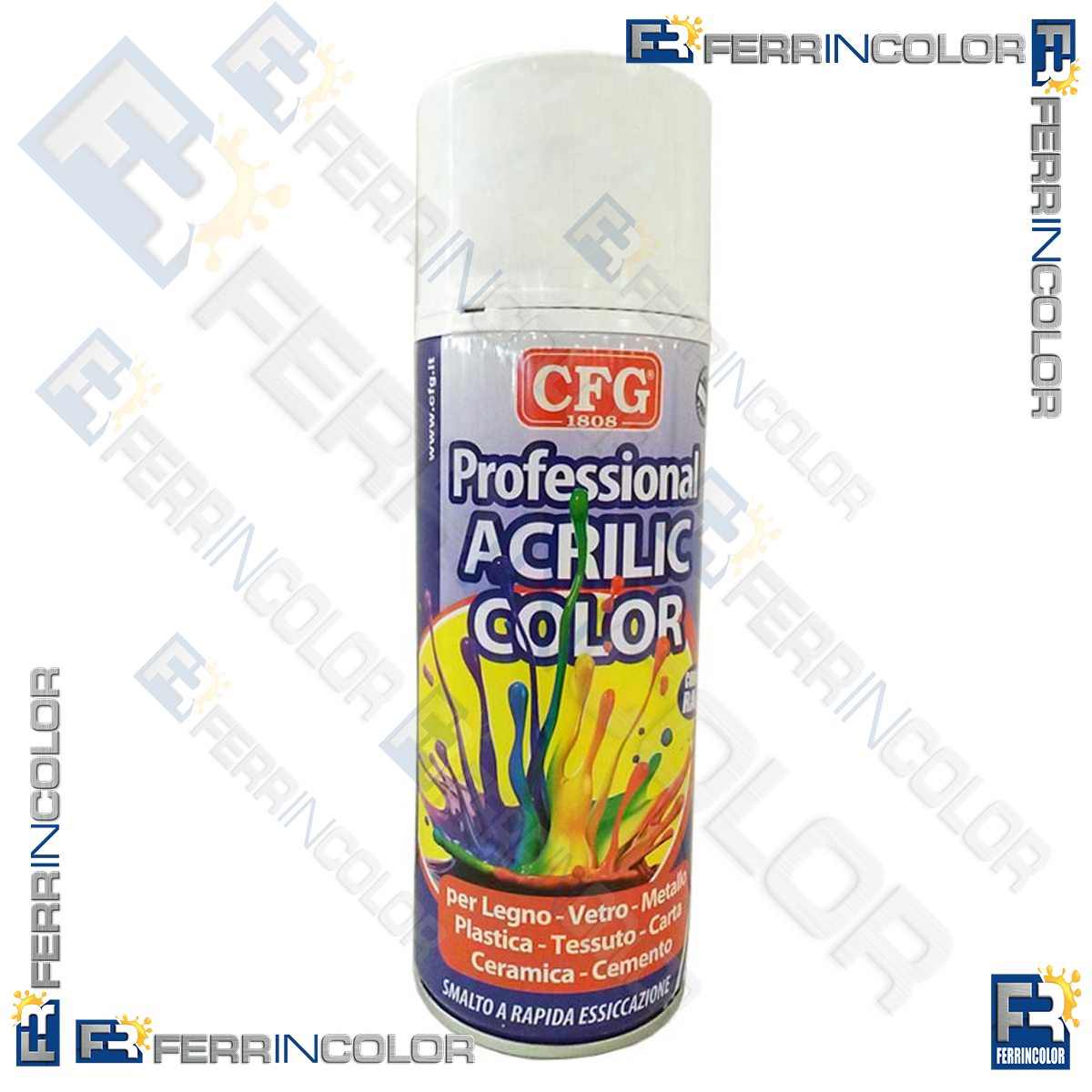 Spray Smalto Acrilico Aggrappante Per Plastica Cfg