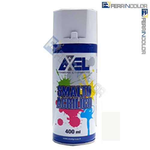 Spray Acrilico Bianco Opaco RAL 9010 Axel