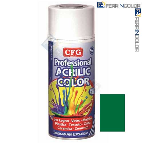 Spray Smalto Acrilico Verde Menta Ral 6029 Cfg