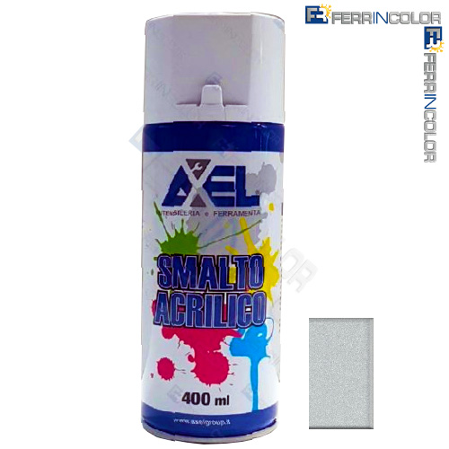 Spray Acrilico Axel Alluminio Brillante RAL 9006
