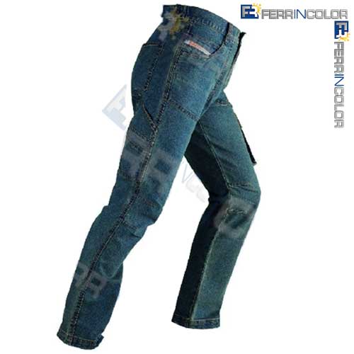 Pantalone Jeans Elasticizzato Touran Tg.L Kapriol