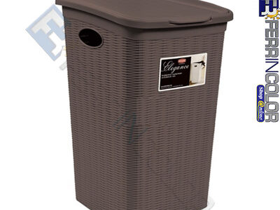Portabiancheria Elegance lt 50 Tortora  37x38x54
