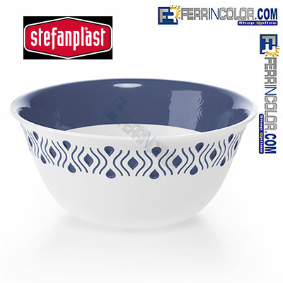 Ciotola Tosca Bianco/palace blue D.29 Cm