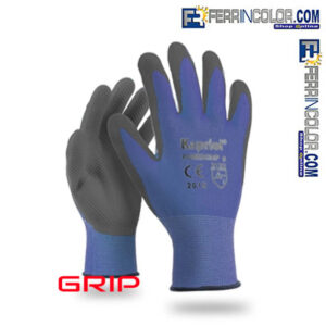 Guanti Power grip blu/Grigio 10 Kapriol